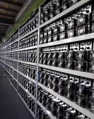 Modern mining farm with optimized infrastructure designed to secure and operate diverse mining machines efficiently