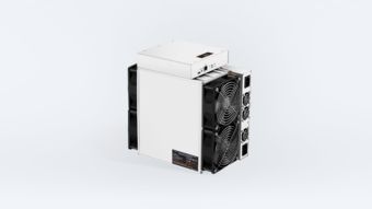 Illustration of high-performance Bitcoin mining rigs in a Nigerian setting