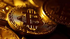 A powerful Bitcoin mining rig in action, showcasing its high hash rate and efficiency